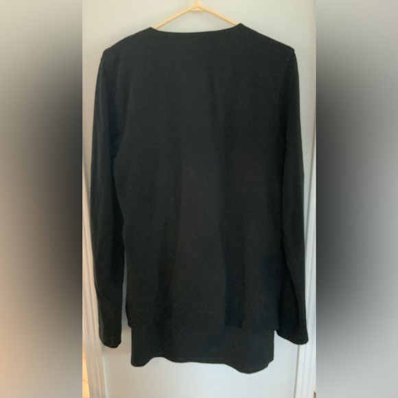 Liz Claiborne Two Piece Set-Black Cardigan and Skirt Size Large - Picture 2 of 11